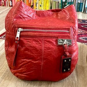 ❣️SALE❣️LAMB by Gwen Stefani Red Leather Hobo Bag.